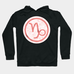 Living Coral Marble Zodiac - Capricorn Hoodie